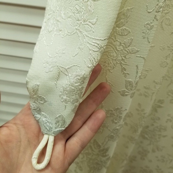 Ivory Romantic Goth Eternal Love Long Dress 2329 - Picture 5 of 12